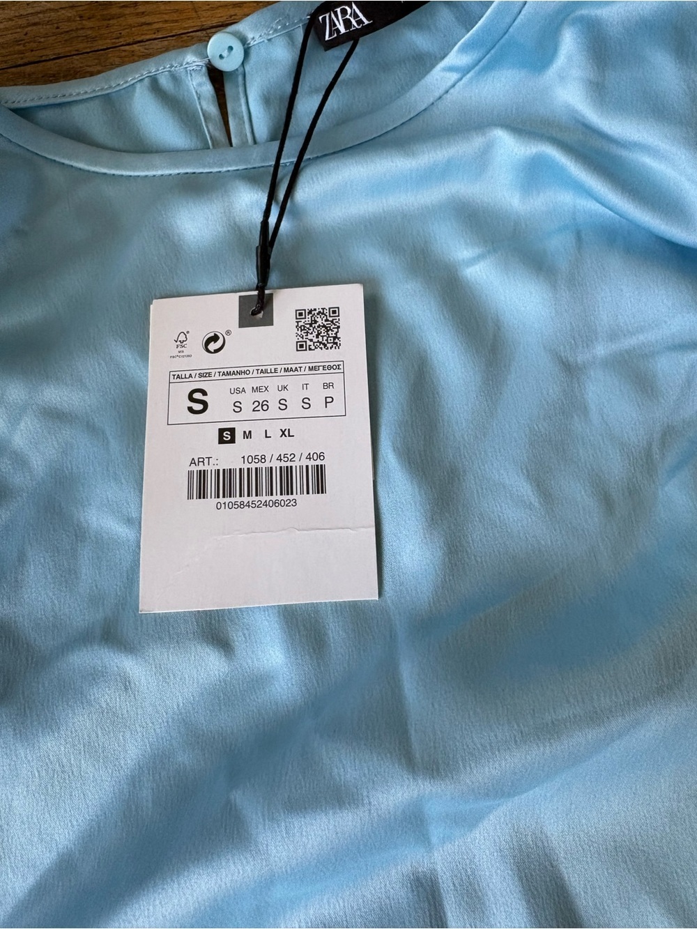 ZARA Sleeveless crop top - Picture 9 of 13